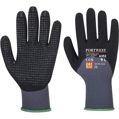 Portwest DermiFlex Ultra Plus Glove - Grey/Black