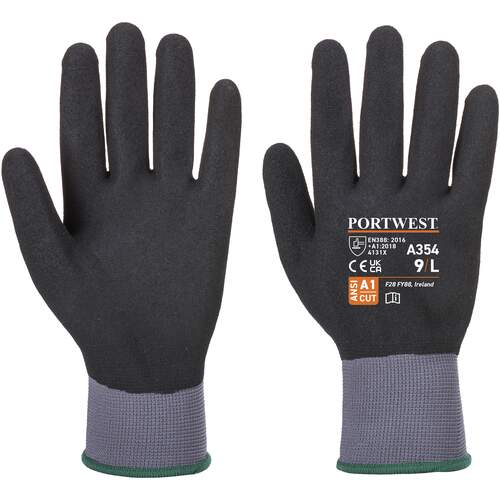Portwest DermiFlex Ultra Pro Glove - Nitrile Foam - Black