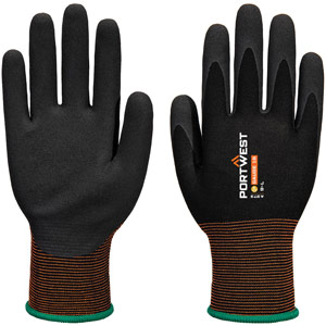 Portwest GP Grip 18 Latex Sandy  - Black