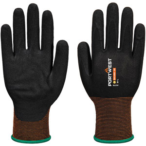 Portwest GP Grip 18 Nitrile Smooth/Sandy  - Black