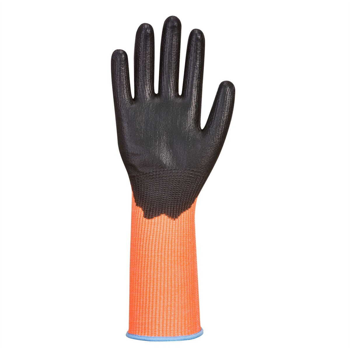 Portwest Vis-Tex Cut Glove Long Cuff - Orange/Black