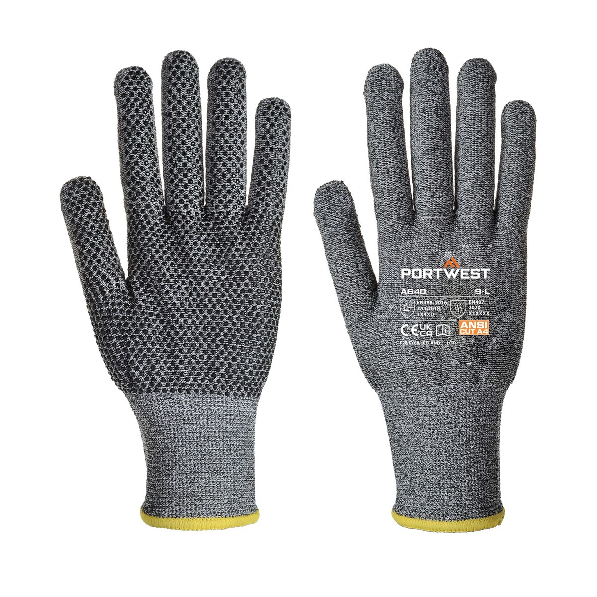 Portwest Sabre-Dot Glove - Grey