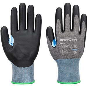 Portwest CS Cut D15 Nitrile Glove - Grey/Black