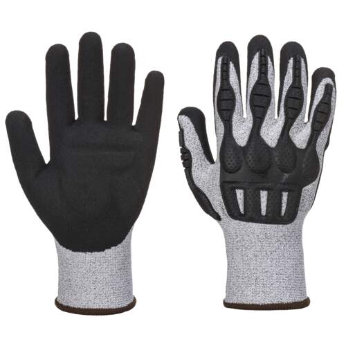 Portwest TPV Impact Cut Glove - Grey/Black