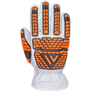 Portwest Goat Leather Impact Cut F Glove - White