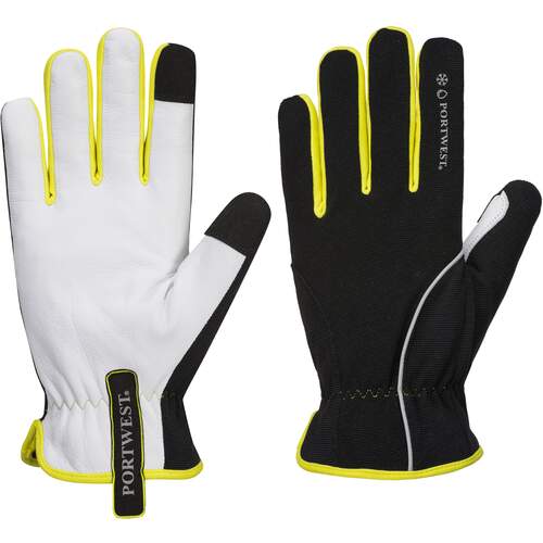 Portwest PW3 Winter Glove - Black/Yellow