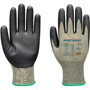 Portwest Arc Cut 18C Level 2 Glove - Green/Black