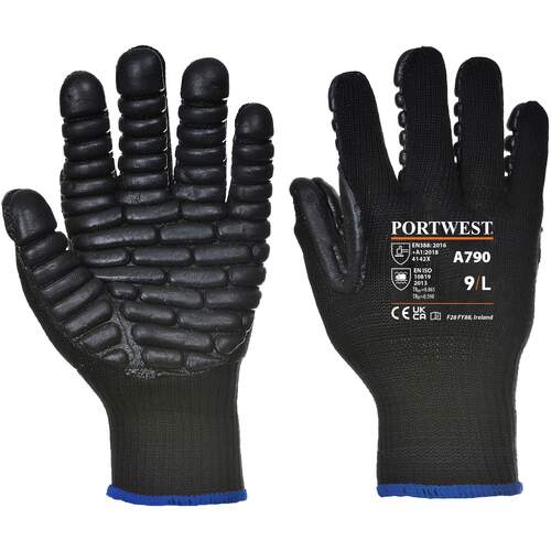 Portwest Anti Vibration Glove - Black