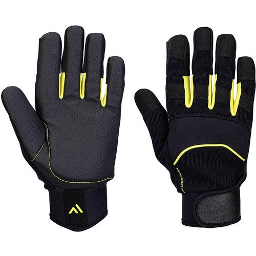 Portwest Mechanics Anti-Vibration Glove - Black