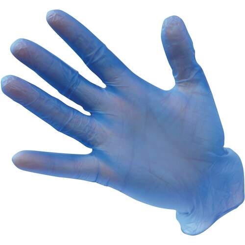 Portwest Powder Free Vinyl Disposable Glove - Blue