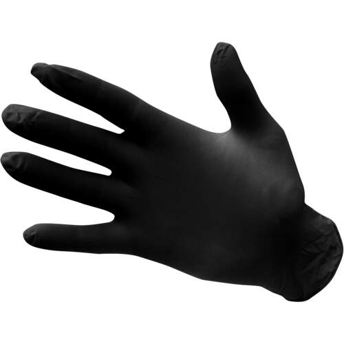Portwest Powder Free Nitrile  Disposable Glove - Black