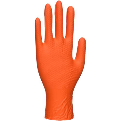 Portwest Orange HD Disposable Glove - Orange