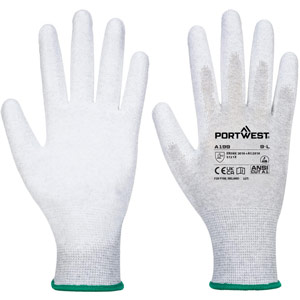 Portwest Antistatic PU Palm Essential Multipack (Pk12) - Grey