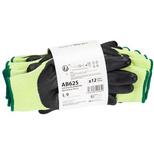 Portwest Cut D13 PU Essential Multipack (PK12) - Yellow/Black