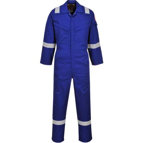 Portwest Araflame Silver Coverall - Royal Blue