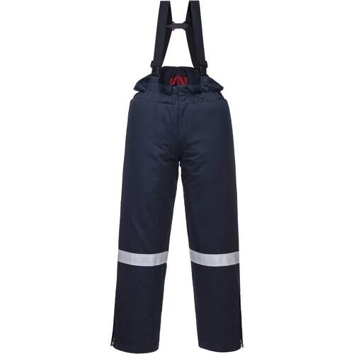 Portwest Araflame Insulated Winter Salopettes  - Navy