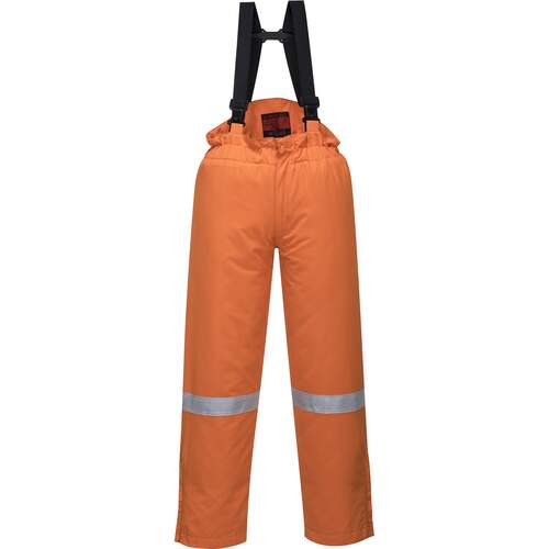 Portwest Araflame Insulated Winter Salopettes  - Orange