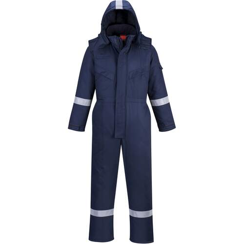 Portwest Araflame Insulated Winter Coverall  - Navy