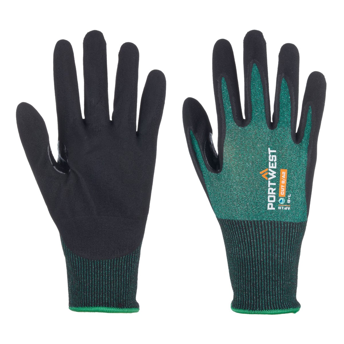 Portwest SG LR18 Micro Foam - 12 Pack - Green/Black