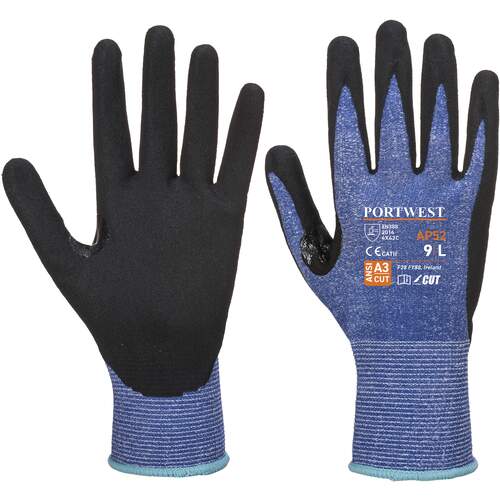 Portwest Dexti Cut Ultra Glove - Blue/Black