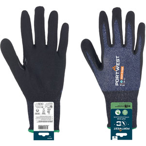 Portwest SG Cut C15 Nitrile Glove (Retail) - Blue/Black