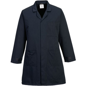 Portwest Anti-Static ESD Coat - Dark Navy