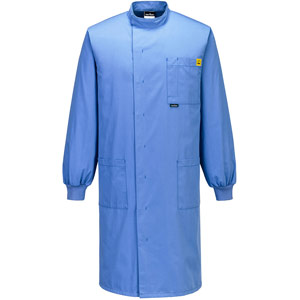 Portwest Anti-Static ESD Howie Coat - Hamilton Blue