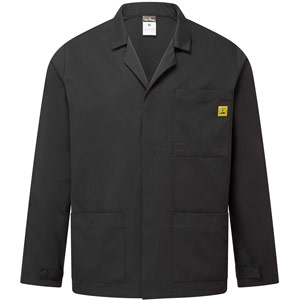 Portwest Anti-Static ESD Lab Jacket - Black