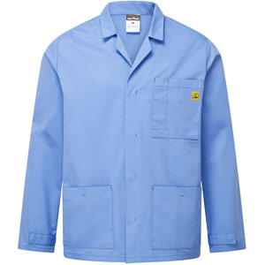 Portwest Anti-Static ESD Lab Jacket - Hamilton Blue