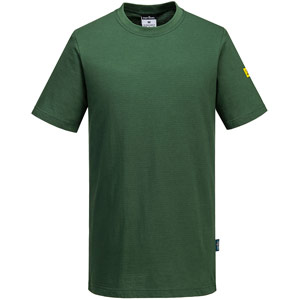 Portwest Anti-Static ESD T-Shirt S/S - Forest Green