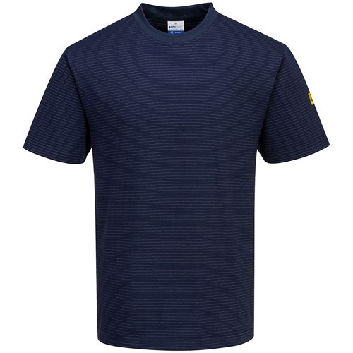 Portwest Anti-Static ESD T-Shirt - Navy