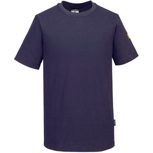 Portwest Anti-Static ESD T-Shirt S/S - Dark Navy