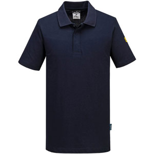 Portwest Anti-Static ESD Polo Shirt S/S - Dark Navy