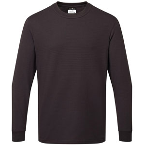 Portwest Anti-Static ESD T-Shirt L/S - Dark Navy