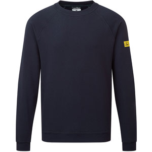 Portwest Anti-Static ESD Sweatshirt - Dark Navy