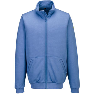 Portwest Anti-Static ESD Zip Sweatshirt - Hamilton Blue