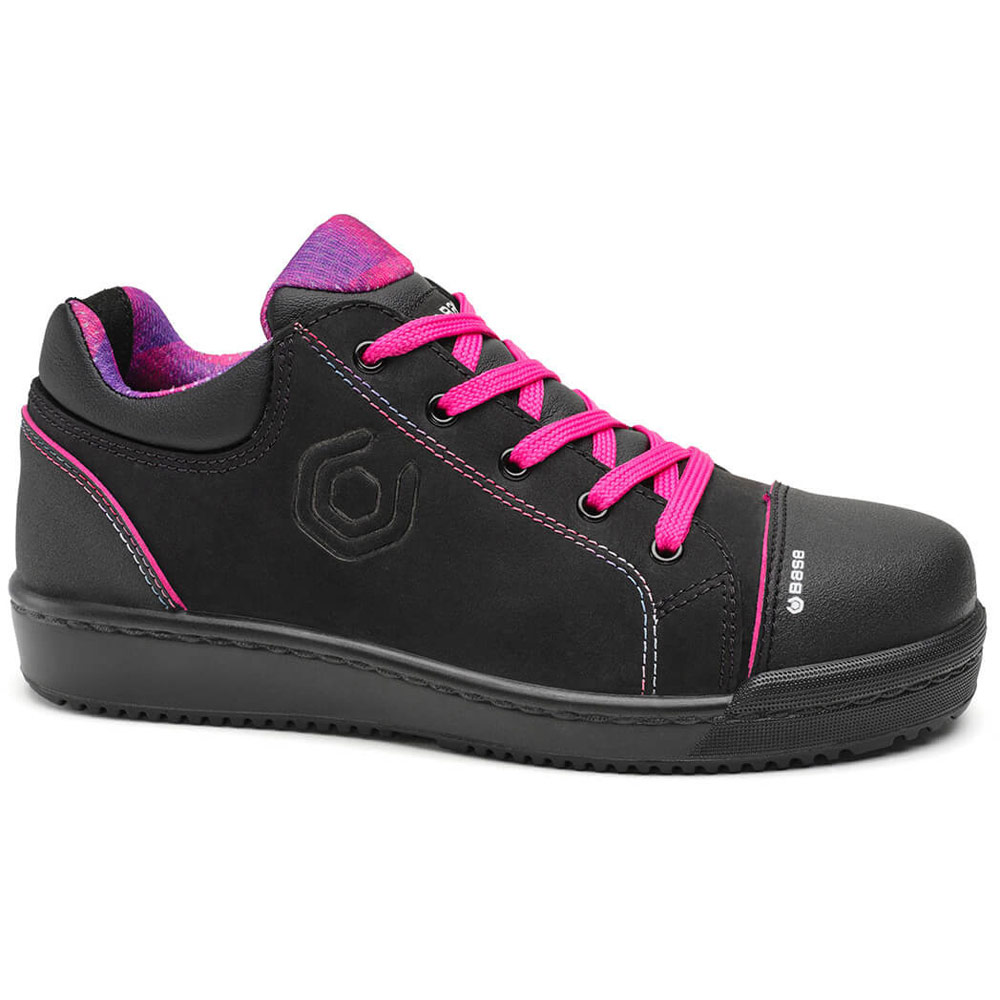 Base Margot Shoe S3 SRC - Black/Fuchsia