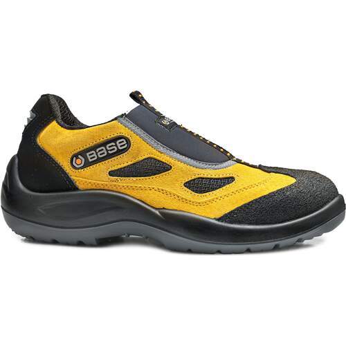 Base Four Holes Classic Low Shoes - Black/Yellow