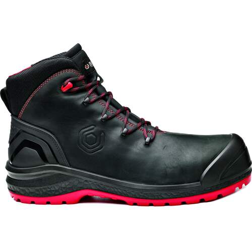 Base BE-UNIFORM TOP Classic Plus Ankle Shoes - Black/Red
