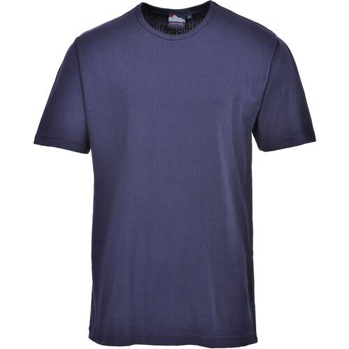Portwest Thermal T-Shirt Short Sleeve - Navy