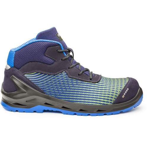 Base I-CYBER TOP I4 Ankle Shoes - Navy/Fluo