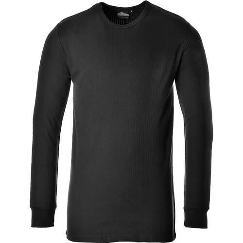 Thermal T-Shirt Long Sleeve - Black