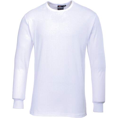 Portwest Thermal T-Shirt Long Sleeve - White