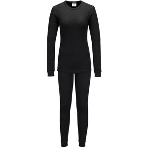 Portwest Womens Thermal Base Layer Set - Black