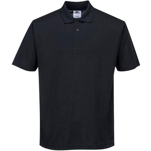 Portwest Terni Polo Shirt - Black