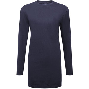 Portwest Women's Cotton Relaxed Fit T-Shirt L/S - Dark Navy
