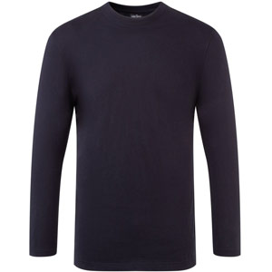 Portwest Cotton T-Shirt L/S - Dark Navy