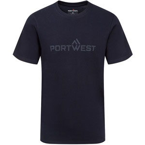 Portwest Branded Cotton T-Shirt S/S - Dark Navy
