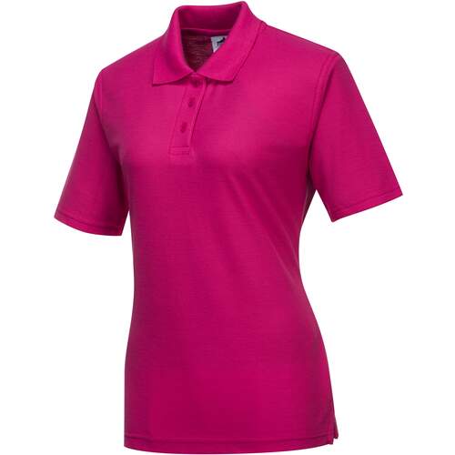 Portwest Naples Women's Polo Shirt - Pink