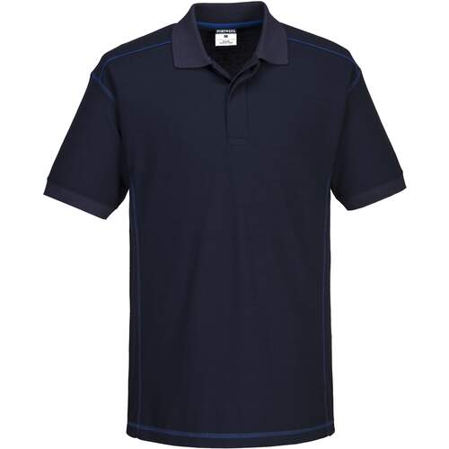 Portwest Essential Two Tone Polo Shirt - Navy/Royal